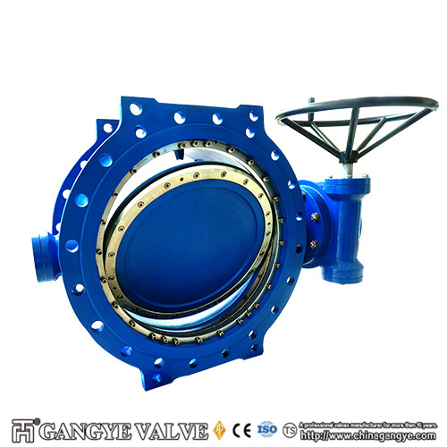 Double-eccentric Flanged Type Rubber Sealing Butterfly Valves (2)