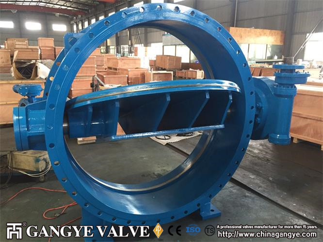 DN1500 Double-eccentric Flanged Type  Metal Sealing Butterfly Valves (1)