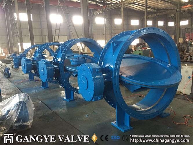 DN1500 Double-eccentric Flanged Type  Metal Sealing Butterfly Valves (3)