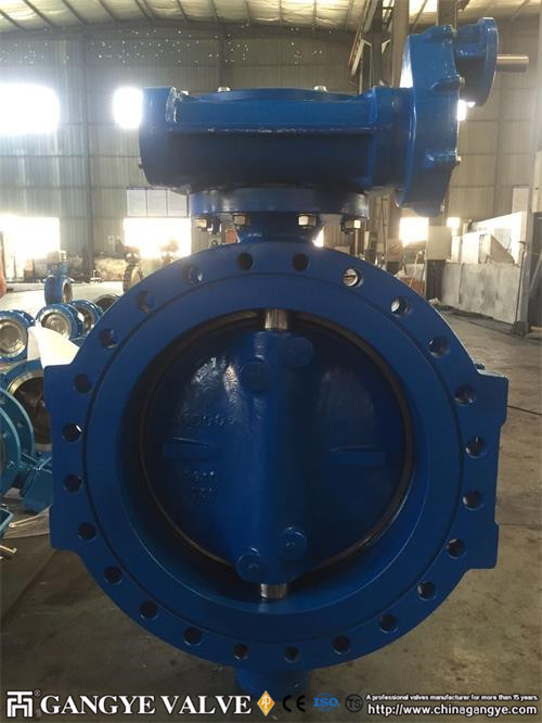 fully-metal-seal-triple-offset-flanged-butterfly-valve-in-ductile-iron-pn35-dn600-7gangye-valve