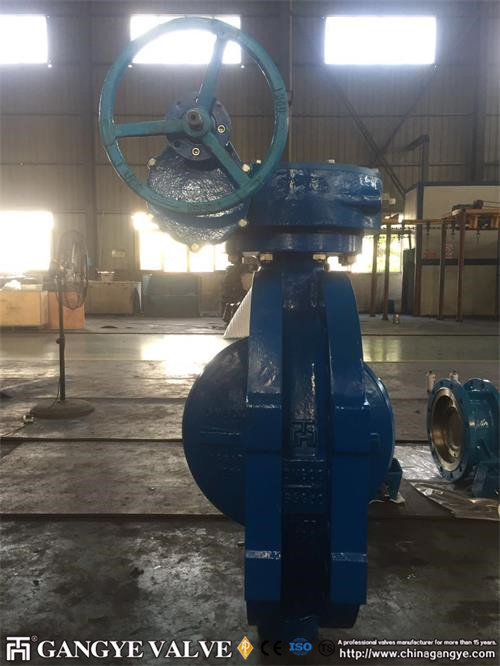 fully-metal-seal-triple-offset-flanged-butterfly-valve-in-ductile-iron-pn35-dn600-8gangye-valve