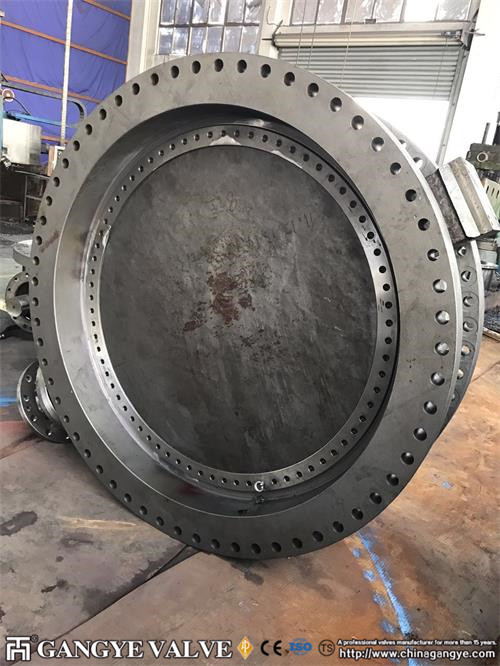 DOUBLE FLANGED FF, BODY:WCB, DISC: WCB, SHAFT:F6A, SEALING RING316SS+GRAPHITE, 150LB 72" 